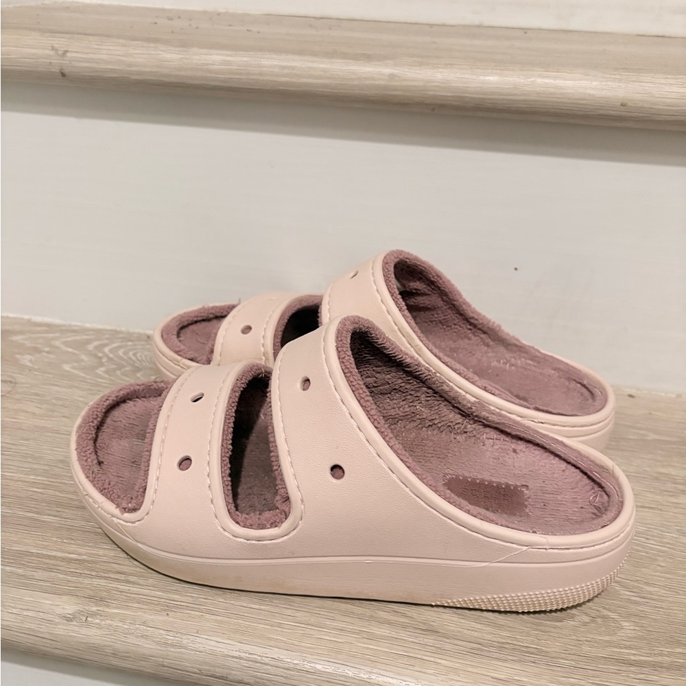 Crocs Pink Slide Sandals